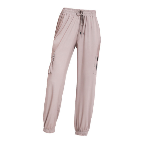 European and American spring and summer sports trousers for women, straight, loose, breathable, small-leg pants, professional running, quick-drying, fitness training trousers