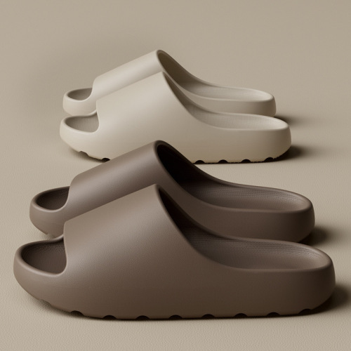 Men's Slippers Cross-border Summer New Simple Fashion Women's Non-slip Eva Thick Sole One-piece Slippers for Outdoor Beach Shoes