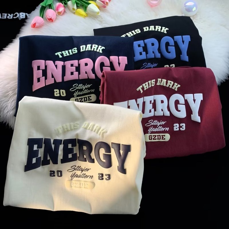 Red Wine American Retro T-Shirt for Men, Short Sleeve Oversize Summer Streetwear Brand Pure Cotton Loose 5-Button Up Shirt Trend