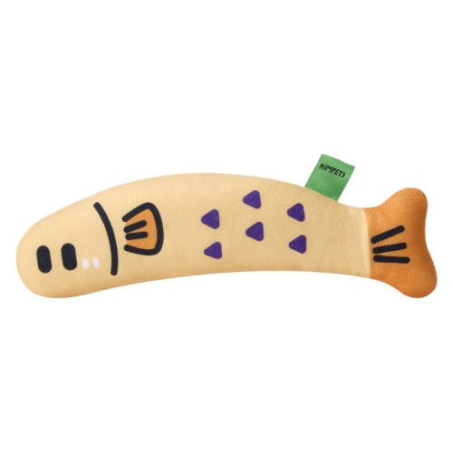 Cross-border hot product sounds catnip fish cat toy tease cat maubu fish self-excited to relieve catnip pet toys