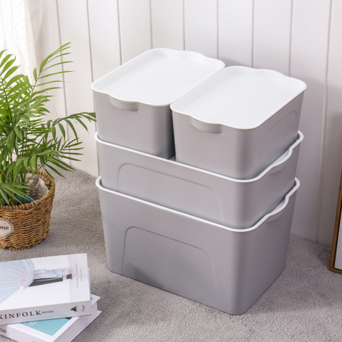 Large storage box plastic wardrobe clothing storage box desktop toy storage box home under bed storage box