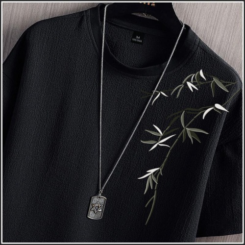 Summer New Plus Size Loose Chilled Ice Silk Thin Breathable Cool Feeling T-shirt for Middle-aged and Youth Casual Short-sleeve Men's Top