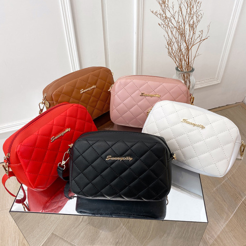 Embroidered camera bag ladies bag Christmas new shoulder bag diamond crossbody bag fashion bag women