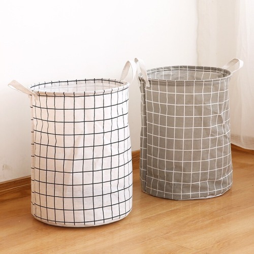Cartoon foldable dirty clothes fabric cotton and linen storage bucket animal toys waterproof home household basket clothes dirty clothes basket