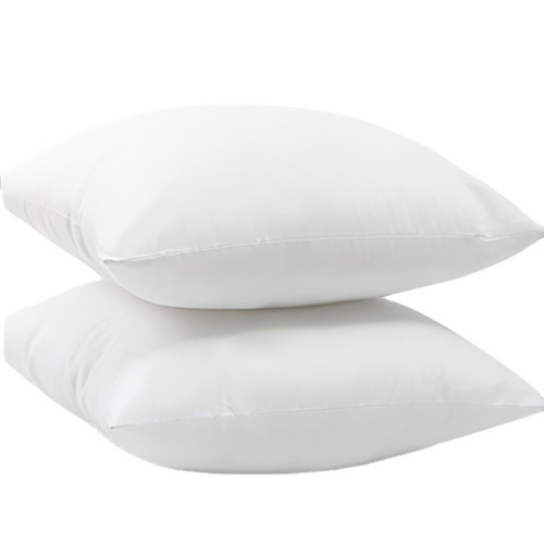 PP Cotton Velvety Fabric Pillow Core Wholesale Slow Recovery Feather Silk Filling Non-woven Fabric Pillow Center, a Pair of Square 100% Cotton Pillows