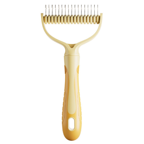 New pet double-sided knot comb dog comb dog anti-knot comb cat hair removal knot comb pet supplies