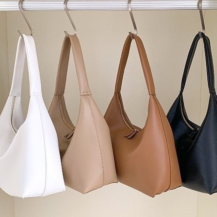 2025 New Casual Underarm Bag with Large Capacity, Versatile Texture, Korean Style, Simple and Unique, Sluggish Style Tote Shoulder Bag