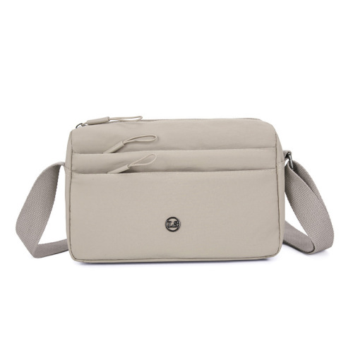 Ladies' High-End Style Large Capacity Single Shoulder Crossbody Bag, New Korean-Chinese Style Versatile Lightweight Nylon Small Square Bag