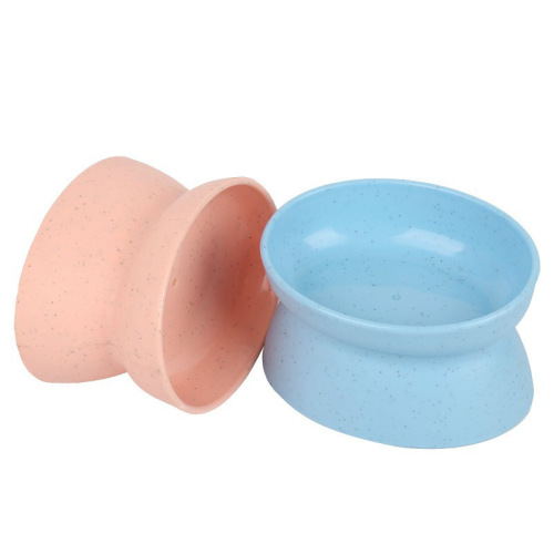 Cross-border pet bowl cat bowl double bowl cat food bowl inclined mouth bowl dog food bowl high foot tilting pet drinking water device dog rice bowl