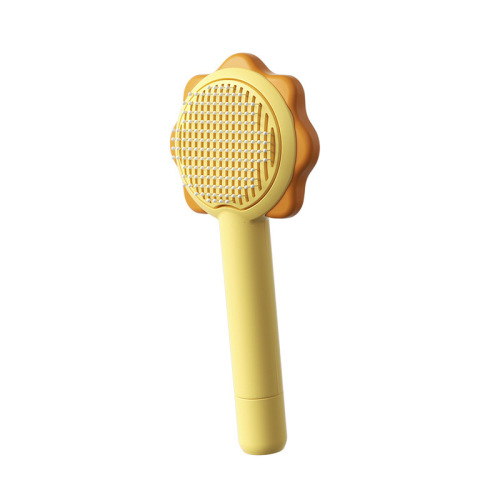 Pet comb removes the hair and comb the hair of the long hair special comb for the short hair cat pets with knots and combs one-click hair removal needle