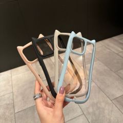 Foreign trade cat ear phone case glue suitable for Apple 15PROMAX simple 14/13 all-inclusive 11 anti-fall 11