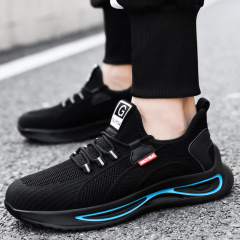 Labor protection shoes for men and women, anti-smash, anti-puncture, large size, lightweight, comfortable, wear-resistant, protective, cross-border work safety shoes