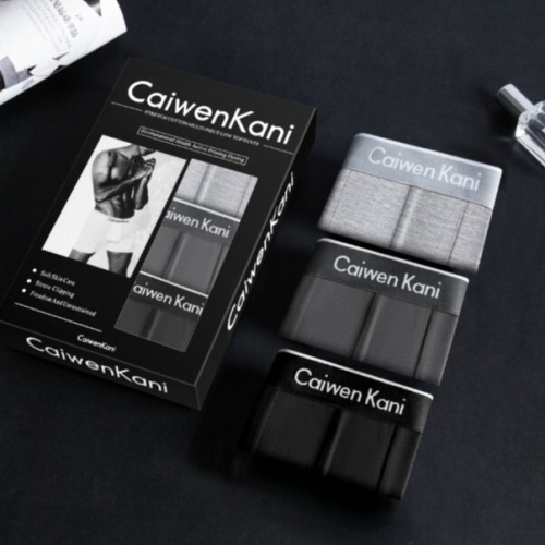 Mens Plain Straight Leg Breathable Pure Cotton Modal Graphene Thin Shorts Underwear Gift Box
