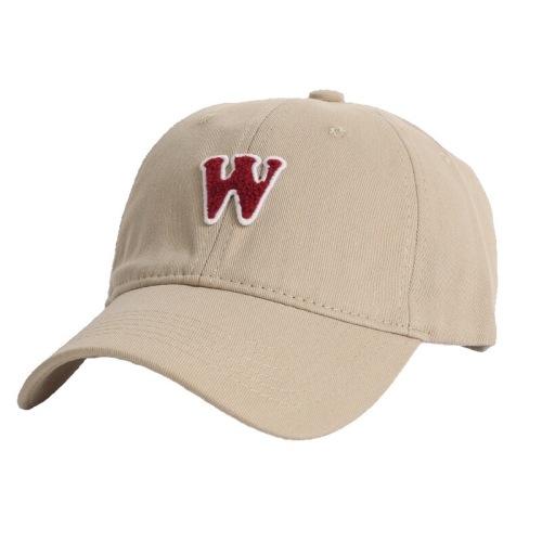 W letter deep top wide hat baseball hat for women with spring style plus a burgundy head circumference burgundy baseball cap showing small soft top for men