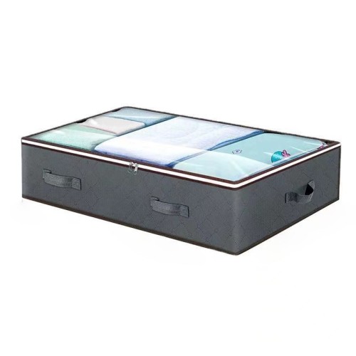 Storage bag cotton quilt super thick clothing storage bag foldable storage box bed base storage box for household moving