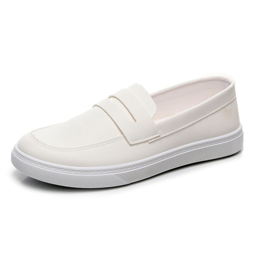 2025 new style nurse shoes non-slip soft-soled casual single shoes for medical staff comfortable work single shoes slip-on leather shoes