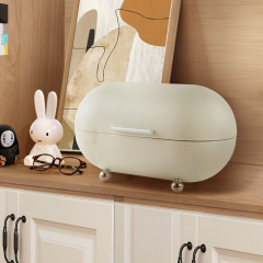 Desktop storage box household entrance mask bread box American retro finishing box suckling pig box living room snacks