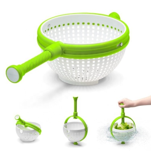 New Salad Spinner Salad Spinner Kitchen Vegetable Washer Centrifugal Spinner Drain Basket