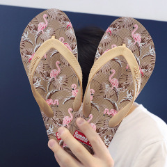 Flip-flops, non-slip men's wear-resistant women's outdoor sandals, trendy new style, high-end personality for summer home slippers