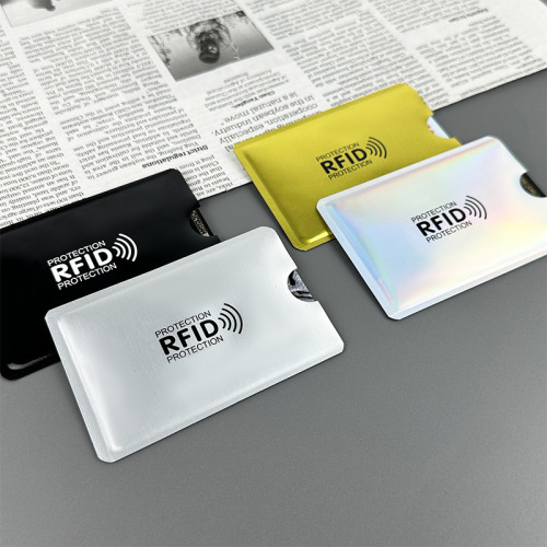 Cross-border spot laser anti-magnetic ID card sleeve aluminum foil bank card sleeve anti-theft anti-RFID shielding card sleeve