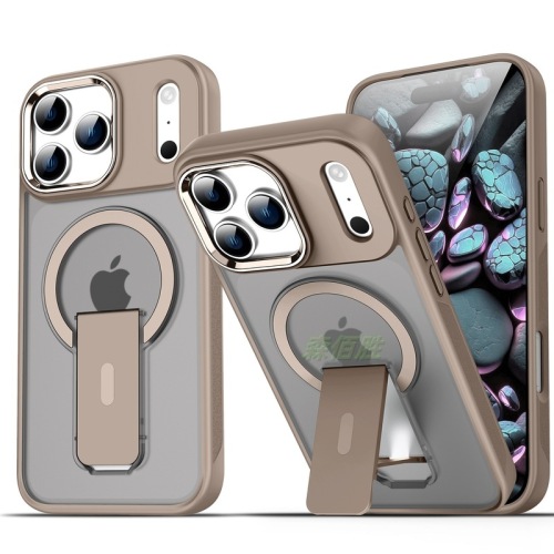 Applicable to iPhone 17 skin-sensitive magnetic suction phone case Apple 16 invisible bracket 15 matte 13 promax protective case