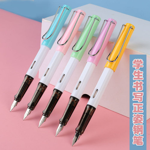 Replacement Ink Cartridge for Wei Zhuang Elementary School Multicolored Steel Pen for Good Posture Writing Practice, Dual-purpose Pen for Wholesale Cross-border