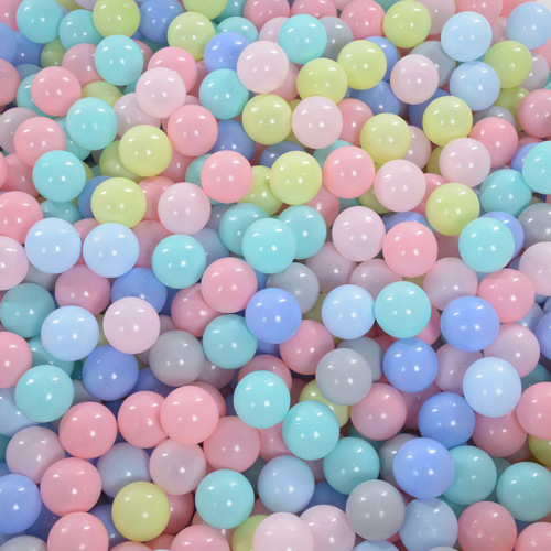 Thickened ocean ball chewable food-grade plastic children's baby toy wholesale bouncy ball kindergarten colorful ball