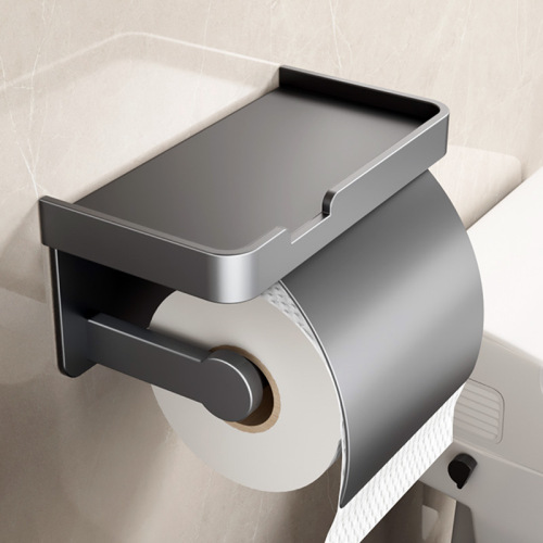 Toilet paper box Toilet tissue box storage rack without hole punching wall hanging paper placement box Toilet roll paper holder