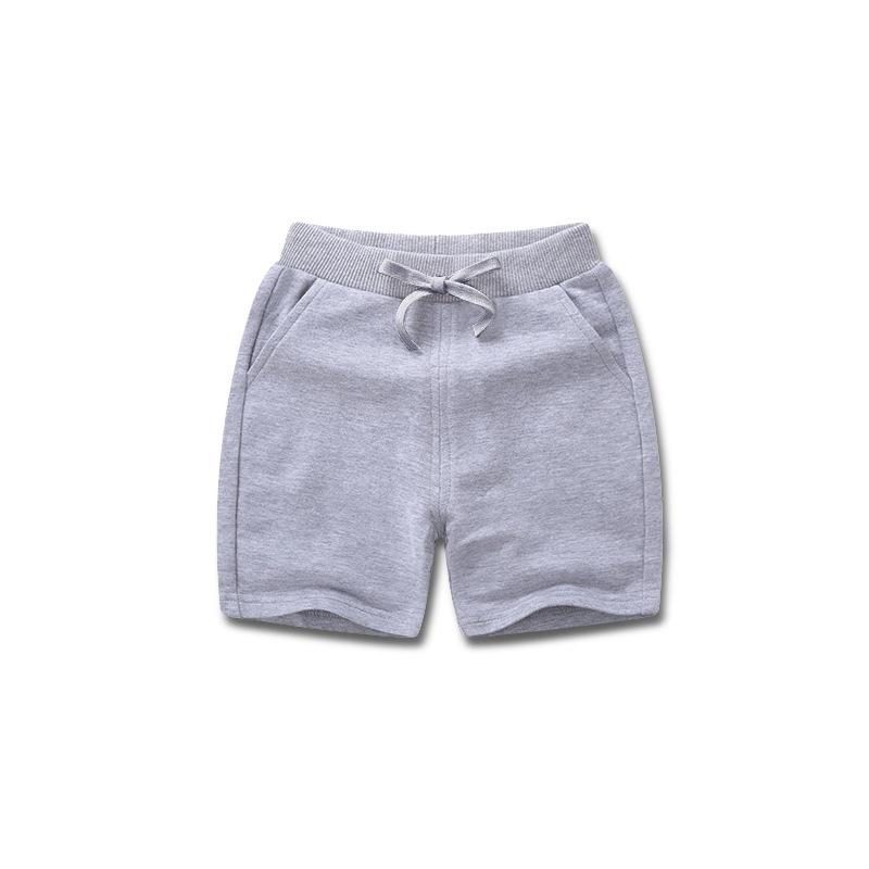Children's Solid Color Five-Pocket Pants 2024 New Men's and Women's Children's Casual 100% Cotton Summer Shorts Manufacturer