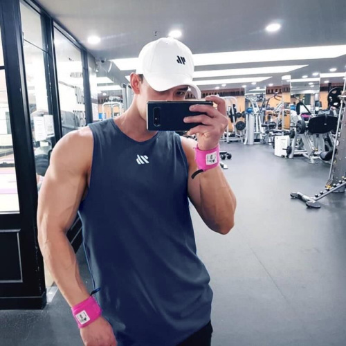 Men's Summer Mesh Backless Tank Top for Gym Running Equipment Training Muscle-Highlighting Sports T-Shirt