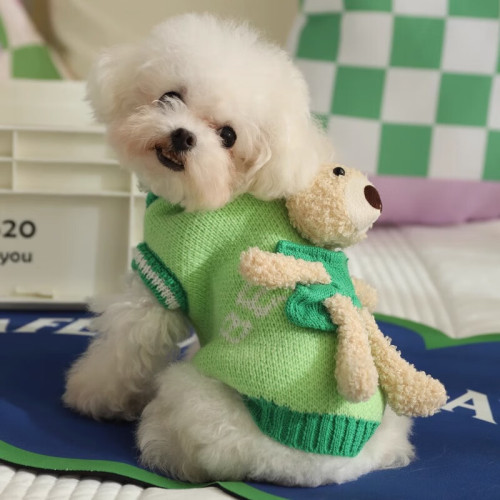 Dog clothes, spring, autumn and winter clothes, winter Bichon Fawn, autumn and winter Pomeranian Teddy small dog pet sweaters