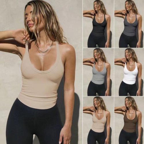 Amazon 2024 Spring New Knit V-Neck Top for Women - Sexy, Figure-Shaping, Trendy Brand, Layering Underwear/Tops