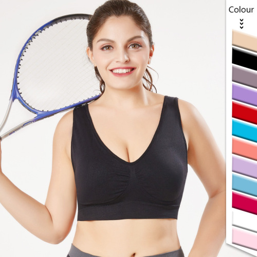 Large Size Shockproof Sports Bra, Beautiful Back Yoga Sports Bra