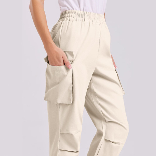 2025 Spring Casual Fashion European and American Multi-Pocket Work Pants