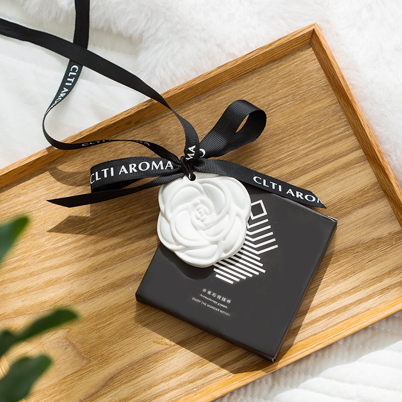 Wardrobe Aromatherapy Wardrobe Gypsum Fragrance Tablets Home Long-lasting Fragrance Room Girls Deodorizing Car Gardenia Fragrance Hanging