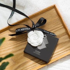 Wardrobe Aromatherapy Wardrobe Gypsum Fragrance Tablets Home Long-lasting Fragrance Room Girls Deodorizing Car Gardenia Fragrance Hanging
