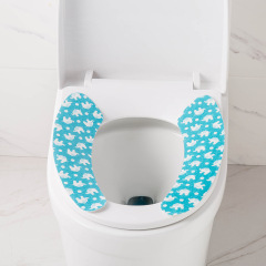 Dot adhesive toilet cover, warm velvet toilet mat, toilet mat, toilet sticker, sanitary seat cushion