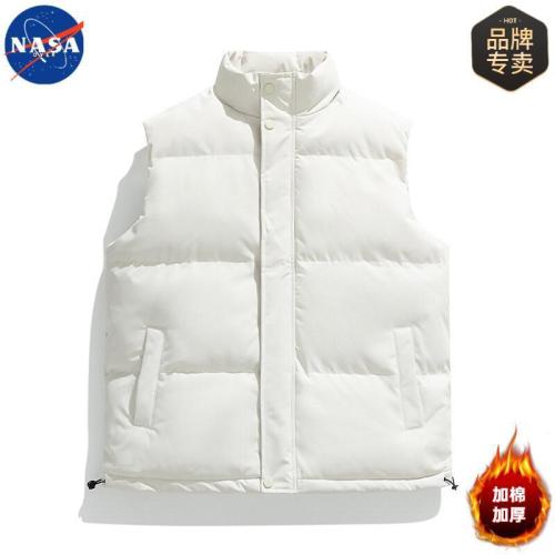 NASAOVER brand genuine men's cotton vest autumn and winter loose outerwear sleeveless warm vest jacket