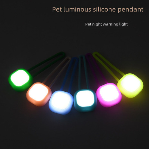 LED Pet Light Charm Dog Night Light Walking Light Accessory Anti-Lost Dog Light Supplies Cat Collar Tag