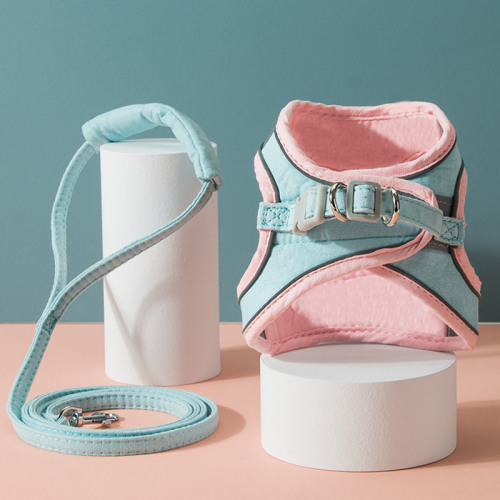 Cross-border pet leash, small dog and cat four-season harness, dog leash, dog supplies, dog leash for outdoor walking