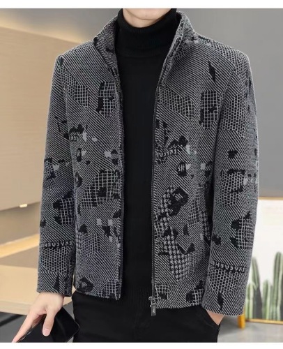 Men's Autumn/Winter New Thick Warm Wool Coat Thick Versatile High-end Casual Jacket