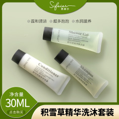 Direct factory sale disposable shower set hotel supplies hotel disposable shampoo and shower gel wholesale