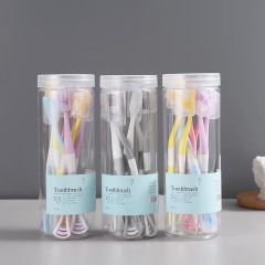 Bucket Scraper Tongue Cleaner Toothbrush Multi-Function Silicone Bottle Double Effect Tongue Cleaner Toothbrush Soft Hair Wholesale Factory Direct Sales 
