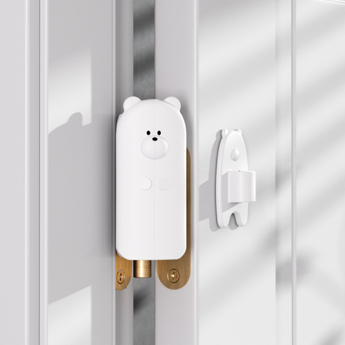 Cross-border silicone stop door hanging baby anti-pinch door padlock child safety door card door clip rotating hidden door stop