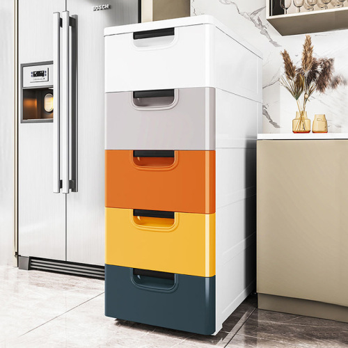 Storage cabinet drawer-style multi-functional thickened 20cm wide 30cm wide shoe box living room large dormitory plastic cabinet wholesale shipping