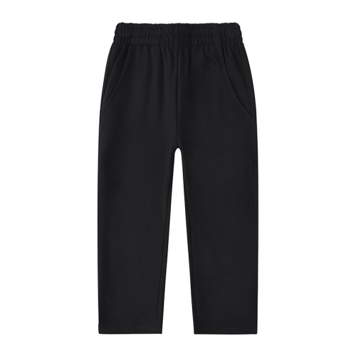 Navy blue children's pants, primary and secondary school students' campus pants, gray sweatpants, spring and autumn children's dark gray trousers, one piece drop shipping