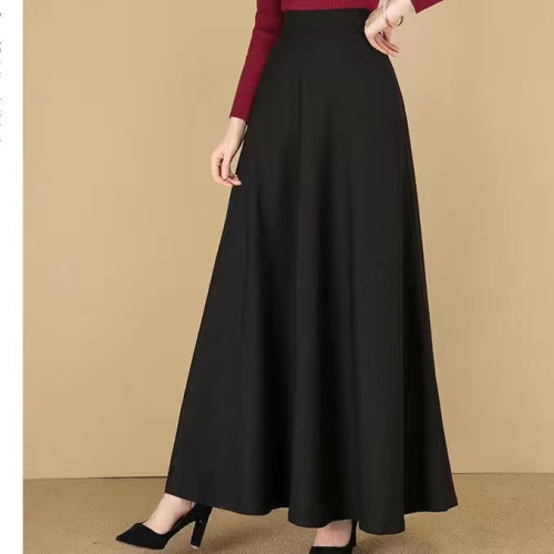 Full-length skirt, big swing dress, A-line skirt, high-waisted and slender, plus-size women's dance dress, tall women's dress, summer