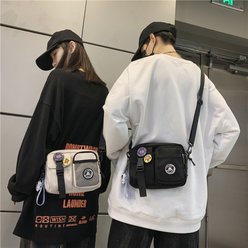 Wholesale spot small backpack women's new ins Korean fashion couple crossbody small bag Japanese trendy student shoulder bag