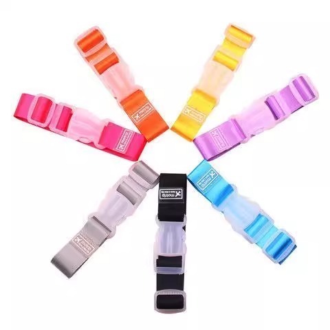 External travel luggage bag hanger cross fixing strap hook backpack safety anti-loss clip travel case accessories