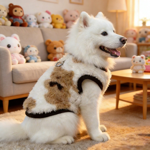 Pet Dog Clothes Autumn/Winter Version Small/Medium/Large Dog Winter New Arrival Autumn/Winter Fleece Lined Warm Vest